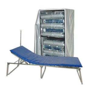 Deluxe Adjustable Beds (10) with Cart