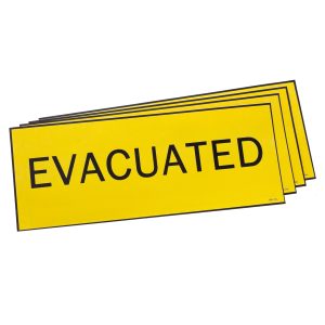Evacuation Door Sign