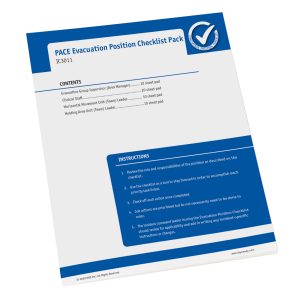 PACE Evacuation Position Checklist Pack