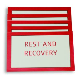 Rehab Area Signs